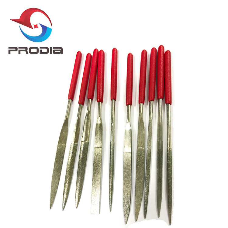3 mm x 140 mm x 50 mm Diamond Half Round File Diamond Coated Needle File
