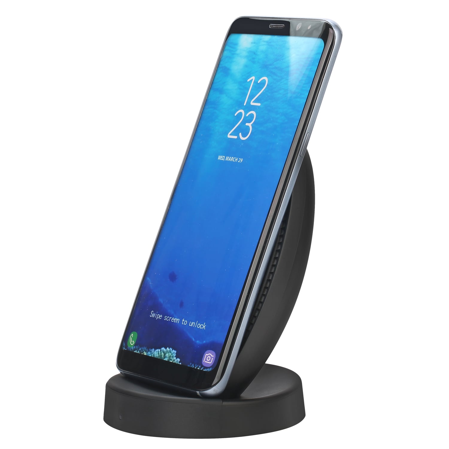 Для iphone и для samsung smart сотовый телефон двух катушек Быстрый Телефон беспроводной зарядки 10 Вт 15 Вт быстрой зарядки стенд