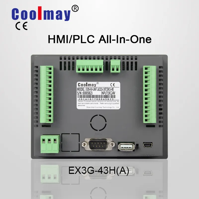 Coolmay integrated PLC and HMI with compatied gx developer software