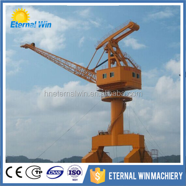 Marine equipment offshore ship portal crane with pedestal