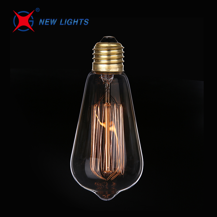 Хорошая цена 6-pack st64 40 Вт e26 110 В dimmable винтажная лампочка Эдисона