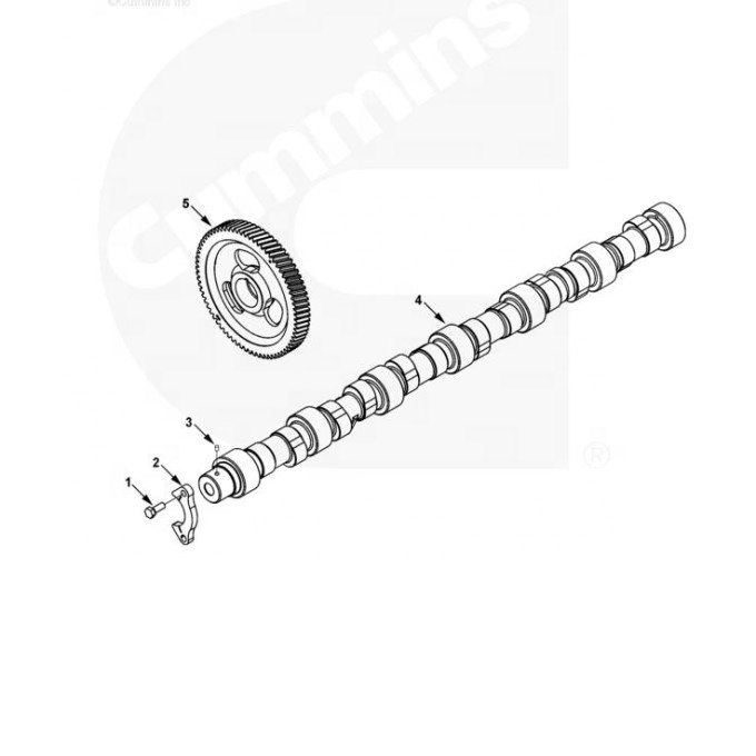 Запчасти для экскаватора Dongfeng dcec L8.9 394400 опорный карданный вал