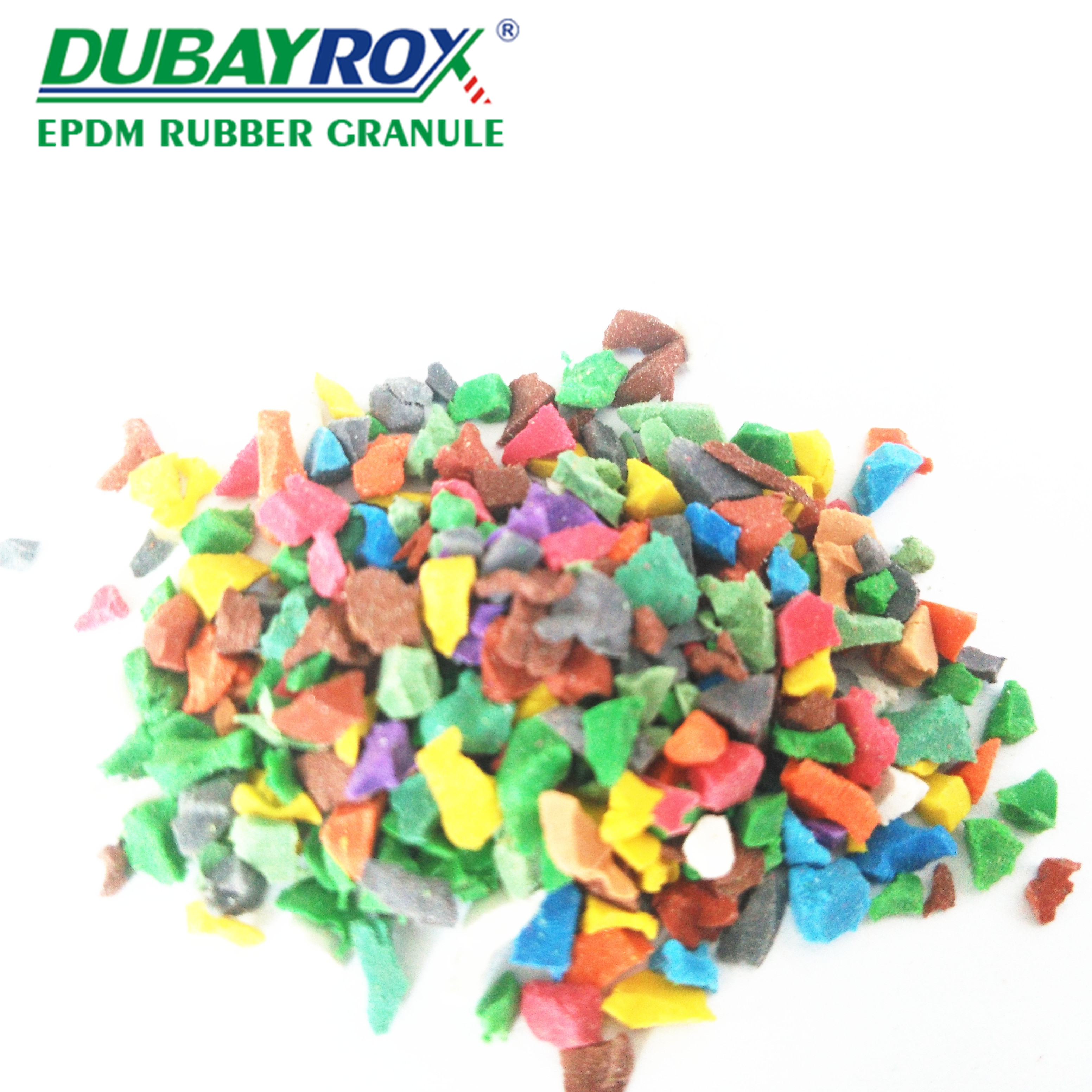 EPDM Rubber Granules and SBR Rubber Colored EPDM For Sports Playground