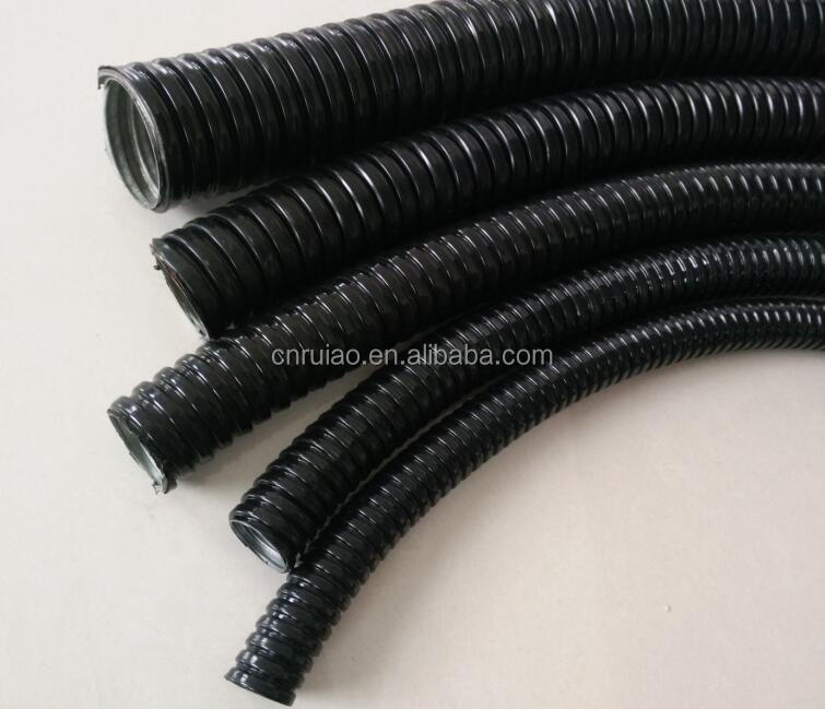 plastic coated metal flexible hose cable conduit