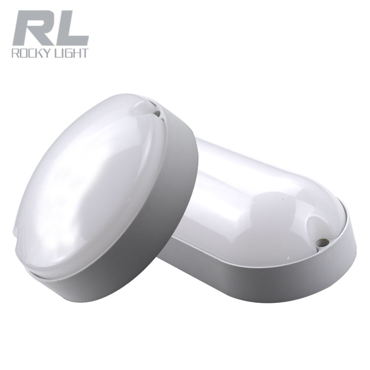 Rocky light 10 Вт/15 Вт/20 Вт/24 Вт водонепроницаемая IP54 пластиковая светодиодная перегородка, Круглая/Овальная форма, перегородка, лампа, влагостойкий свет