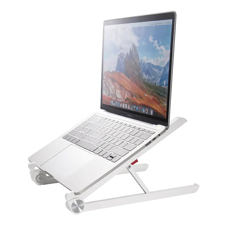High Tech Executive Office Solutions Portable Adjustable Aluminum Laptop Desk/Stand/Table