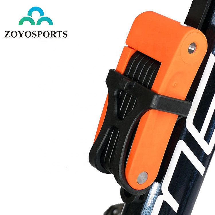 Противоугонный складной замок ZOYOSPORTS для дорожного велосипеда, прочный твердый велосипедный Противоугонный складной замок