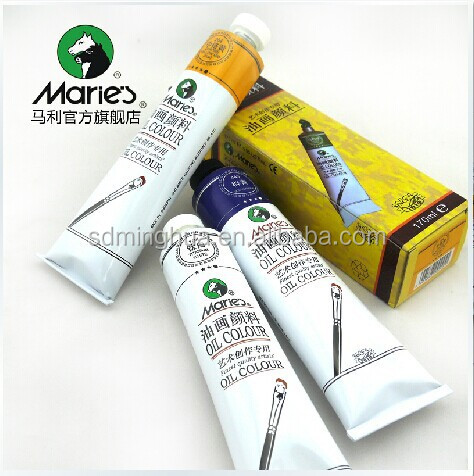 aluminum tubes fine quality 170ml China Marie's Oil color paint at wholesale price