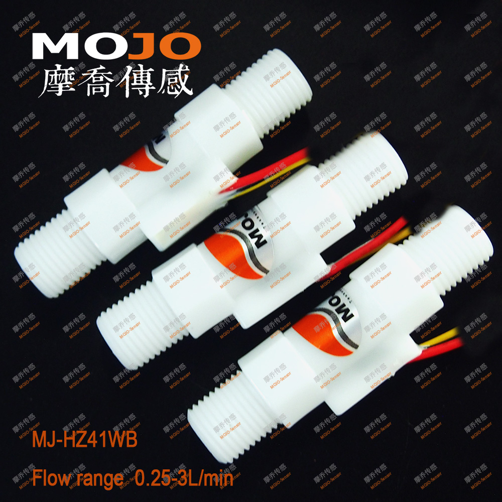 MJ-HZ41WB 1/4 'POM материал высокой точности небольшой поток жидкости Датчик расхода