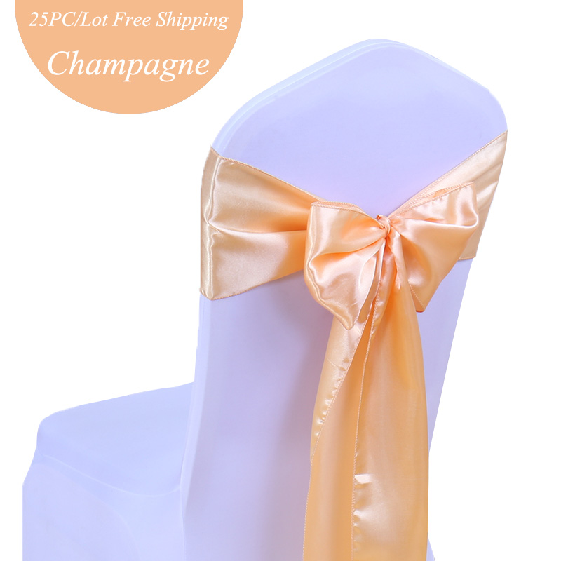 UNIHOME Shipping Free 25PCS/Lot Wedding Chair Cover Bow Satin Navy Satin Chair Sashes Bow tie for Weddings Events &Party Decorat