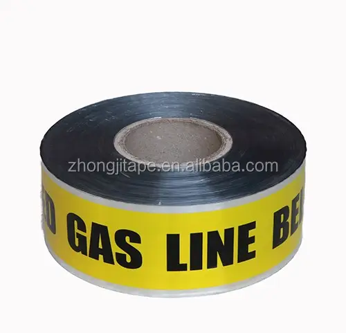 underground detectable warning tape for gas line