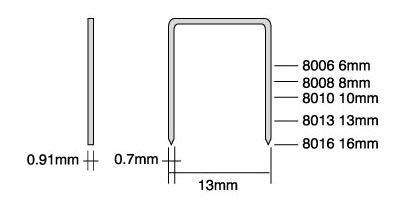 MEITE 21GA. 1/2 "CR. Тонкой проволоки обивки степлер 8016B прямые продажи с фабрики степлер для мебели и постельных принадлежностей
