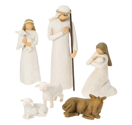 Factory Willow Tree Hand-painted Sculpted Figures Nativity Set Figurine Resin Souvenir Folk Art Sports Customized 7-10 Days