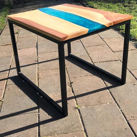 Epoxy river table