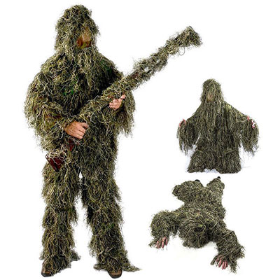 Ghillie Костюмы для кемпинга на открытом воздухе Кочевник камуфляжная одежда армейская снайперская военная одежда военный снайперский костюм