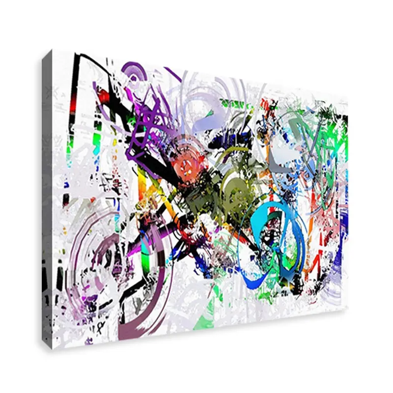 Factory Sale home goods wall art Abstract canvas painting top quality promotion Supply For Eaby
