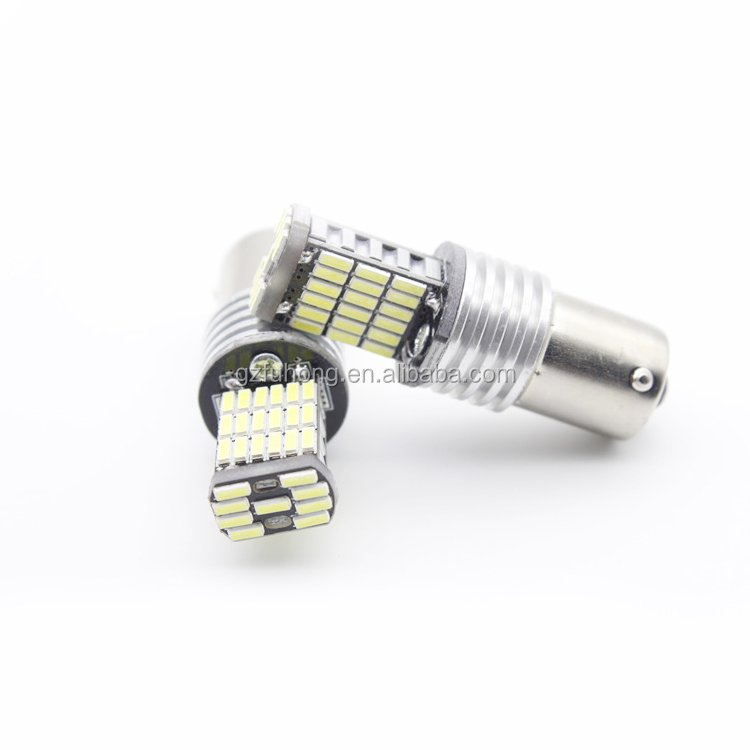 Новая светодиодная автомобильная лампа 12 В 4014 45smd 1156 1157 BA15S BA15D