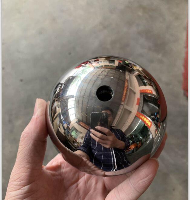 12mm 24mm 25mm Stainless Steel Hollow Metal Sphere Ball Threaded with Nut