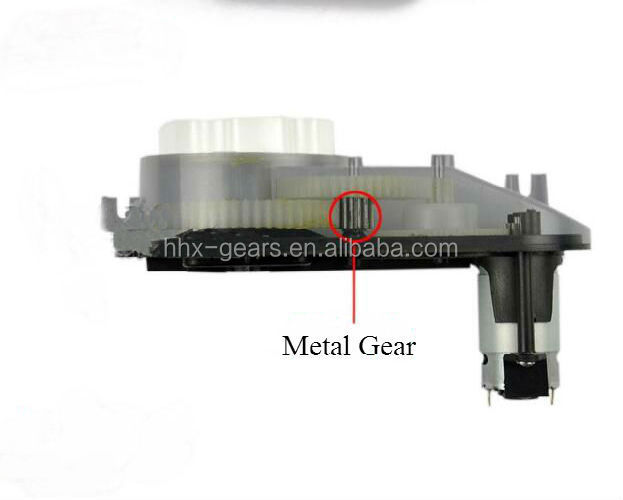 High quality plastic toy car gearbox 390 motor gearbox for sale