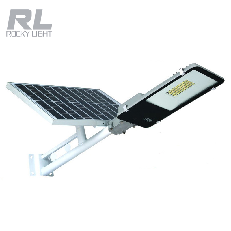 Rocky lite Открытый 150W уличный светодиодный светильник на солнечной батарее с датчик Солнечная светодиодные уличные фонари для светодиодного уличного фонаря уличный фонарь на солнечной энергии со столбом