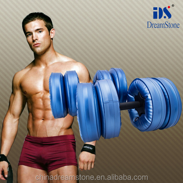 2019 Newest water weights adjustable  home gym equipment dumbbell With CE Rosh