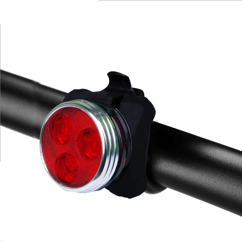 Промо 3 SMD LED водонепроницаемый USB Перезаряжаемый светодиодный велосипедный фонарь предупреждающий светодиодный красный фонарь для передней и задней части