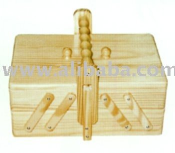Wooden Needle Case