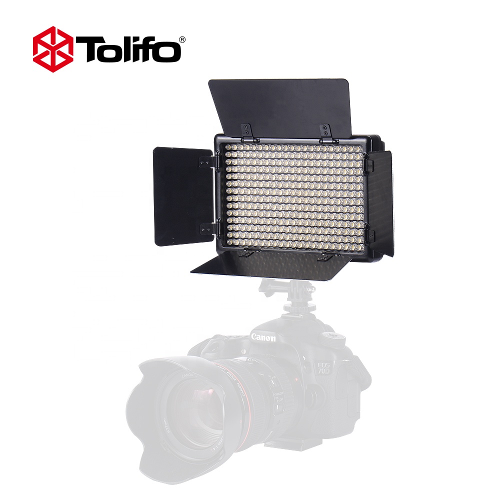 Tolifo PT-308S PRO II пульт дистанционного управления 300 Dimmable батарея работает фотсветодио дный остудия светодиодный свет камеры для видео съемки