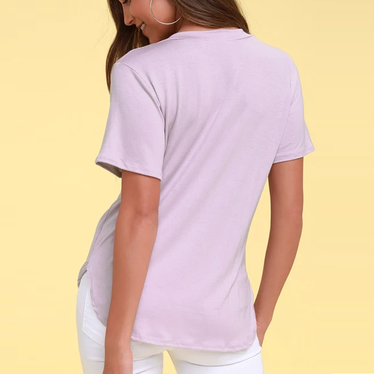 New Arrivals Summer Clothing Ladies Wear tshirt Printing Customized Logo Women T Shirt