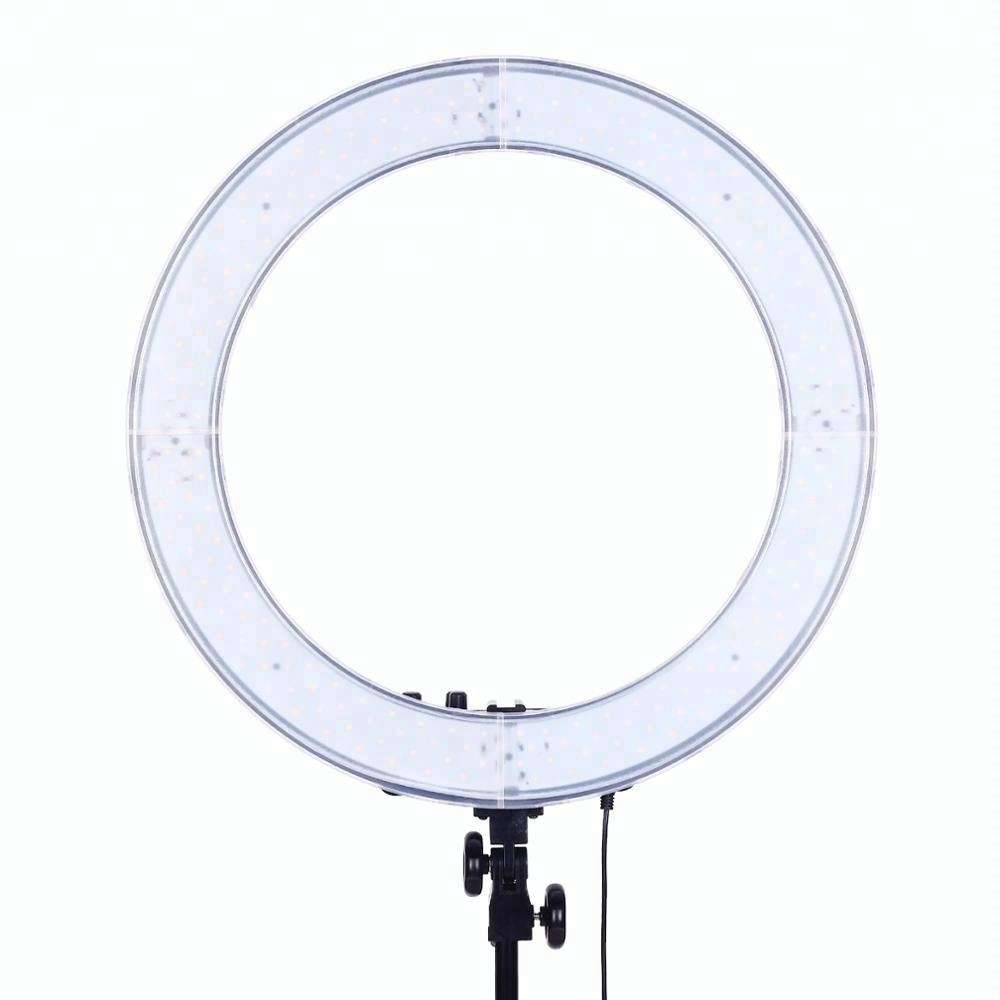 6 "8" 10 "12" 18 "LED Регулируемый цвет 3200K до 5500K кольцевое освещение с держателем для телефона с сумкой для переноски