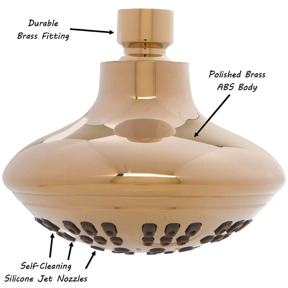 6 Функция Роскошные Showerhead Регулируемый Showerhead крытый и открытый современный для ванной спа приспособление