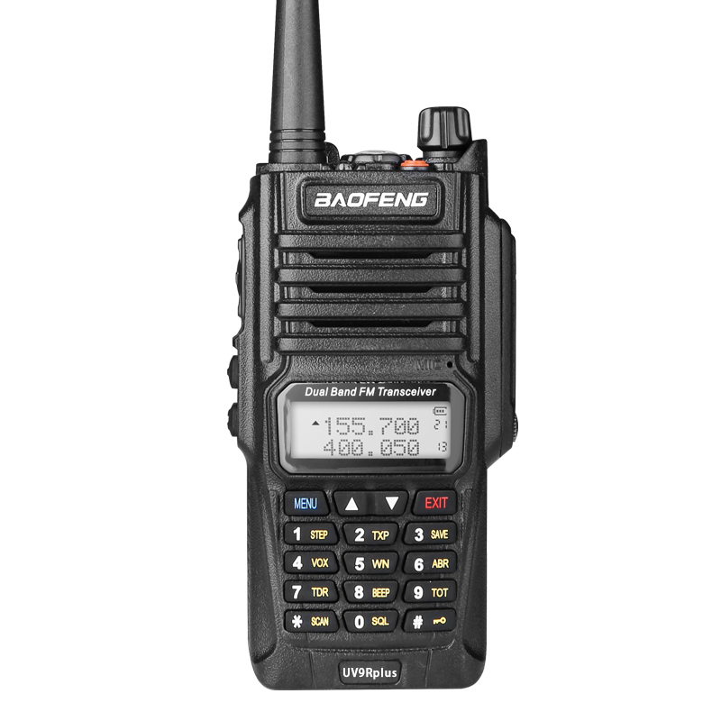 Baofeng UV-9R Plus Водонепроницаемая рация 8 Вт Высокая мощность VHF UHF Двухдиапазонная дальность
