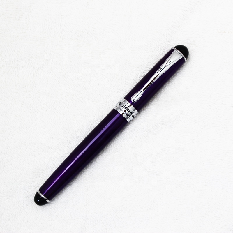 Je-56 Фондовая ручка на продажу jinhao x750 хорошего качества каллиграфического письма ручка фиолетовый металлическая авторучка
