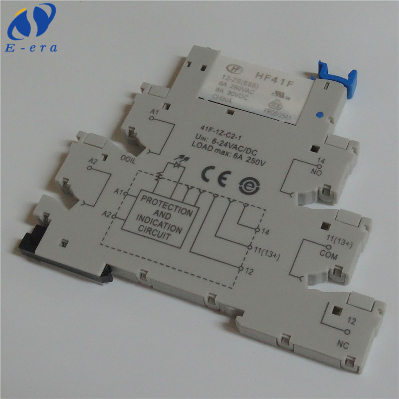 Реле ультра-тонкий модуль HF41F-012-ZS база 12vdc Мини реле питания