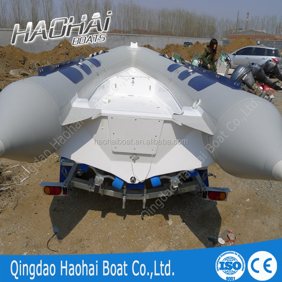 CE 4.3 м Лидер продаж hypalon/ПВХ трубы и подвесной ребра надувная лодка стеклоткани