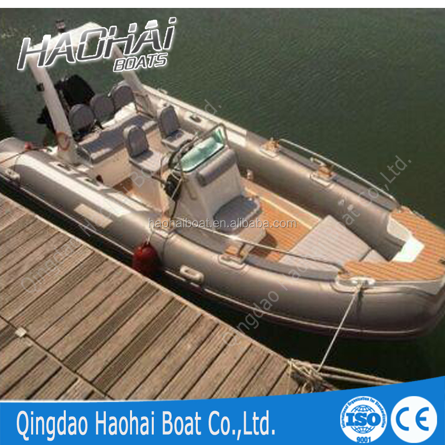 Китай 520 rib ПВХ надувная лодка с подвесным двигателя