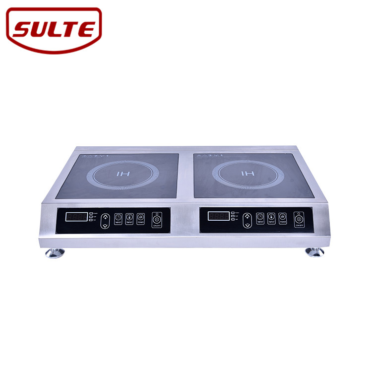 Custom stainless steel induction cooker 2 head/induction cooker with 2 burner