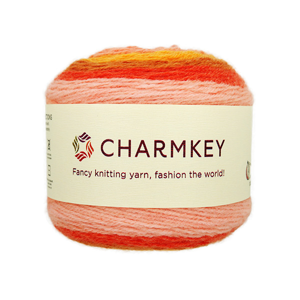 Charmkey фантазийной меланжевой торты мяч 80% акриловой пряжи 20% шерсть пряжа для ручного вязания пряжи для ковров