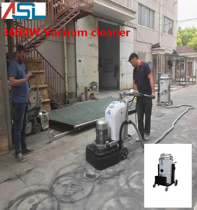 ASL 3.6KW промышленный пылесос, цена, пылесос для бетонной напольной шлифовальной машины