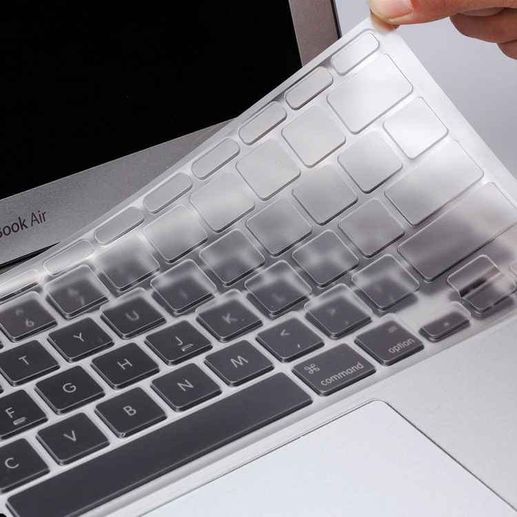 Ультра тонкий прозрачный ТПУ Keyskin для MacBook клавиатура крышка