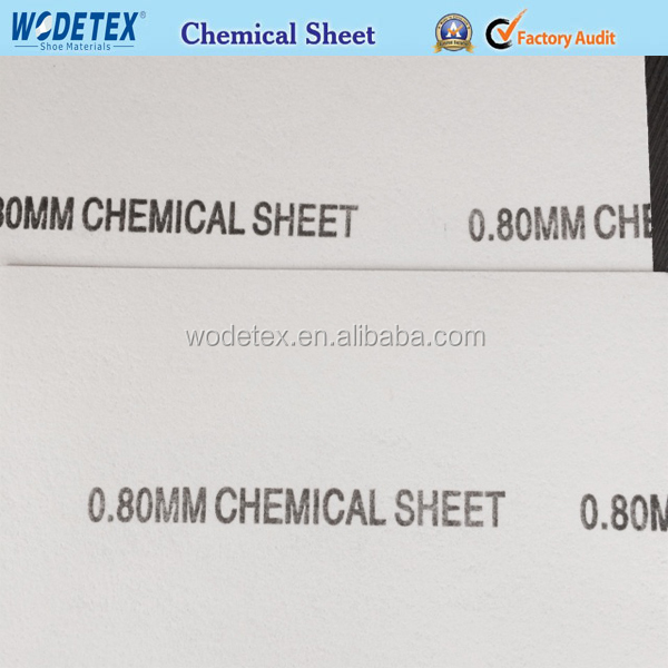 Wodetex 0,8 мм нетканый химический лист для изготовления подкладки обуви