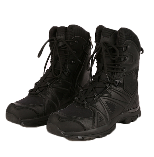 TST32 Black hunting eagle combat boots genuine leather