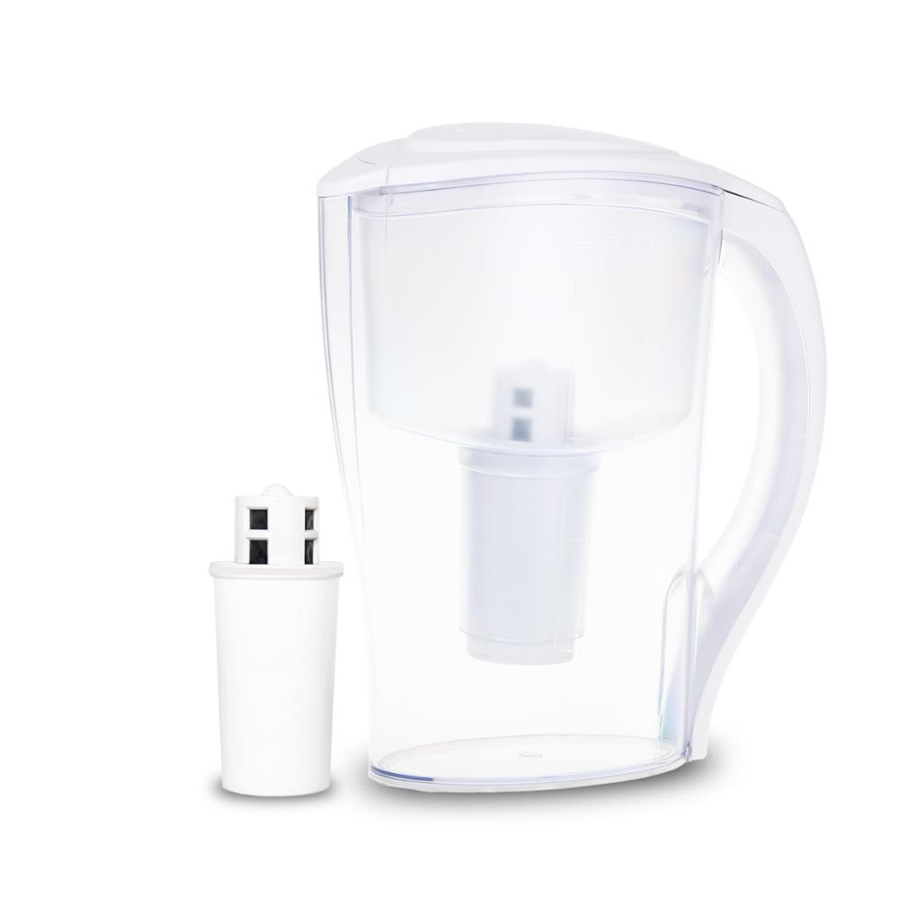 2.5L без добавления бисфенола А с активированным углем щелочной воды filterjug примесей устраняет хлор металлов отложений кувшин для воды с фильтром