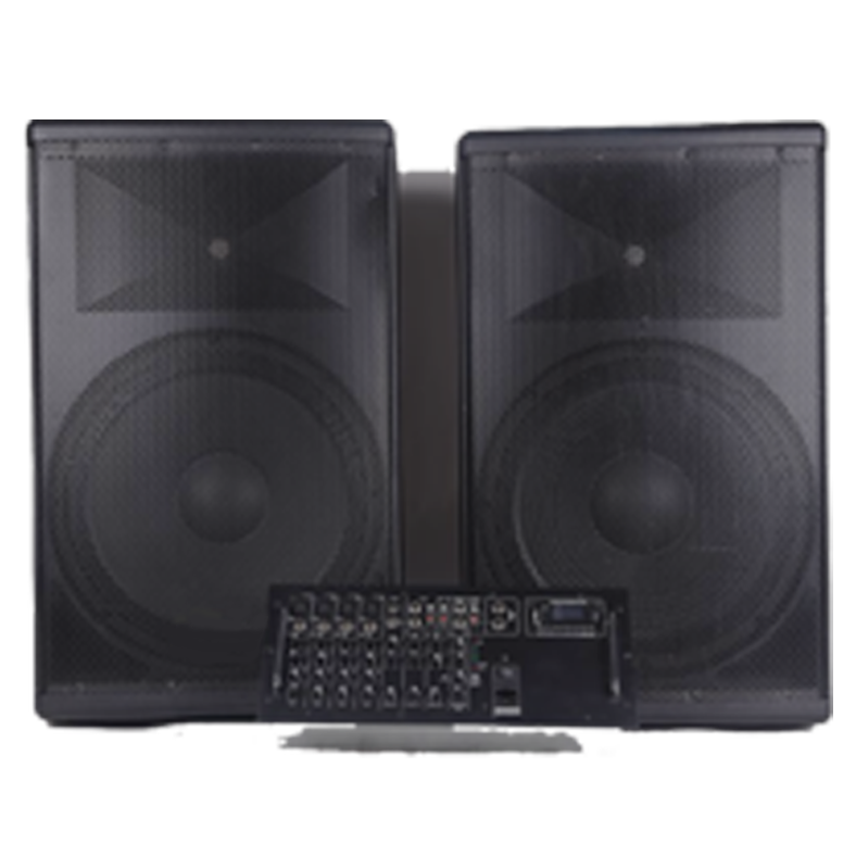 15 дюймов bluetooth Высокая Мощность профессиональный аудио DJ колонки Пара звуковая система набор
