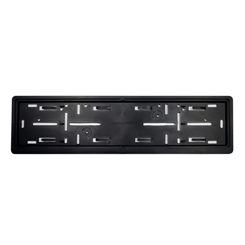 Euro size plastic license plate frame