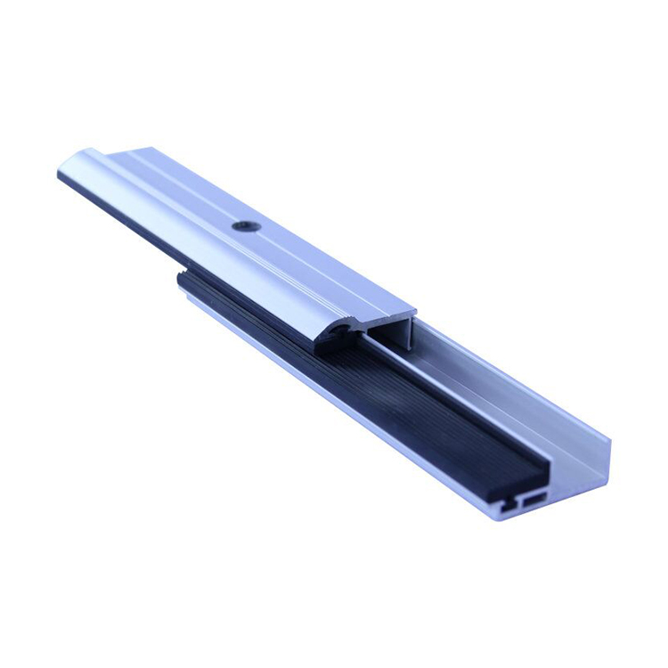2021 Factory direct supply Good quality Sliver/Black Thin Film end clamp for Solar mounting system for Aluminum bracket