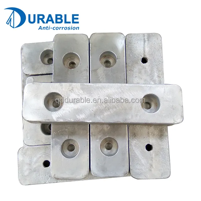 One-Stop Service Zinc Anodes Suppliers Boat And Ship Corrosion Prevention Zinc Boat Anodes Hull Welding And Bolt Type For Sacrificial And Cathodic Protection