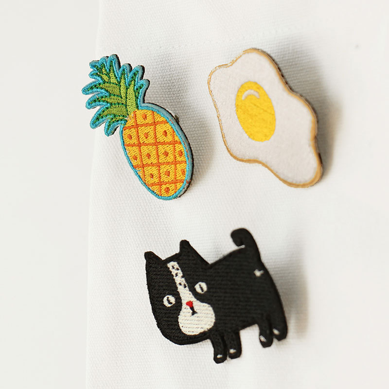 DIY Small Cute Appliques Embroidery Design Embroidery Brooch