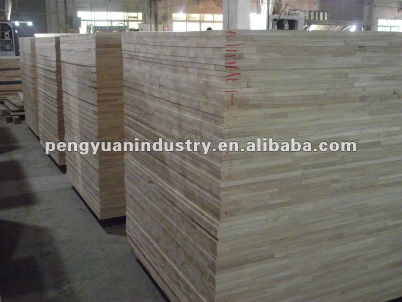water-proof rubberwood finger joint board used for furniture and interior decoration