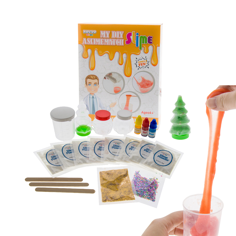 2021 Hot toys Diy Slime Kit for kid Making Kit factory Colorful Dried Slime Toys Powder No mess No glue